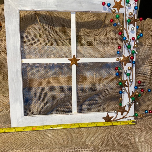 Rustic Window Frame Decor - Picture 2 of 4